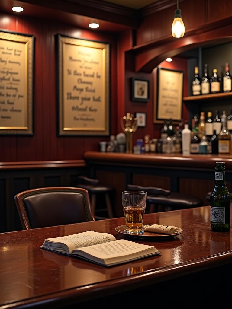 Traditional Irish pub frequented by famous writers