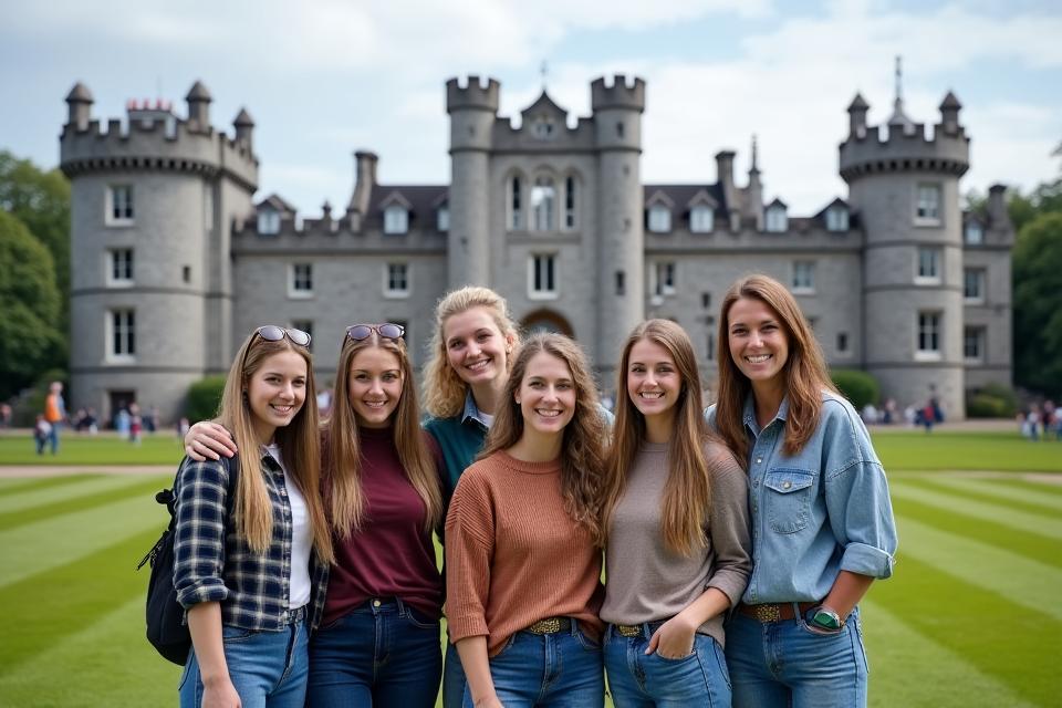 Group photo at Kilkenny Castle