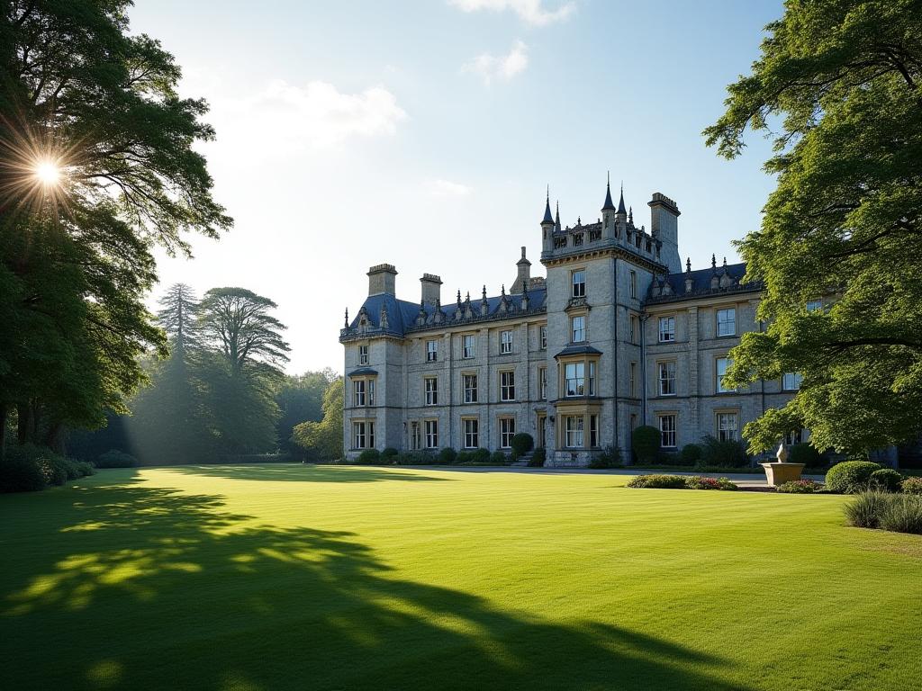 Luxury Irish castle retreat with elegant grounds