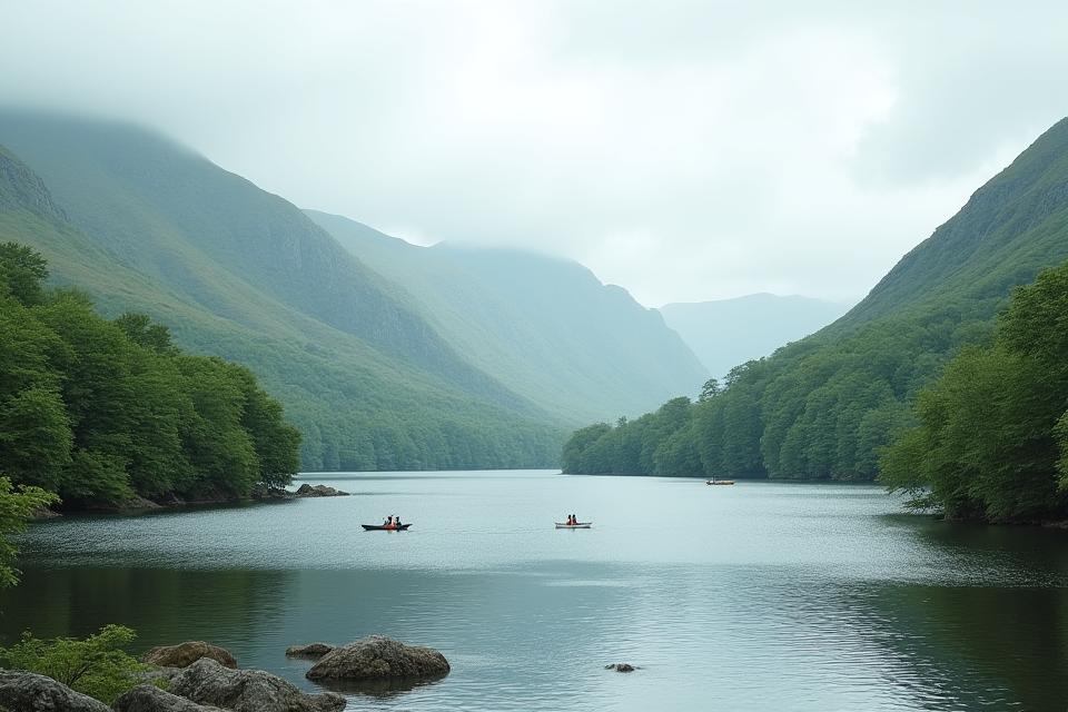 Travelers at Muckross Lake Ring of Kerry